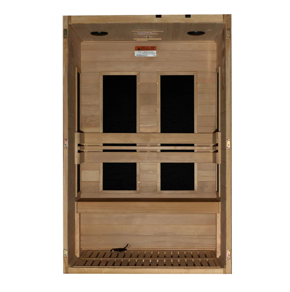 Maxxus MX-S206-01 ELITE Ultra Low EMF FAR Infrared Sauna 2 Person