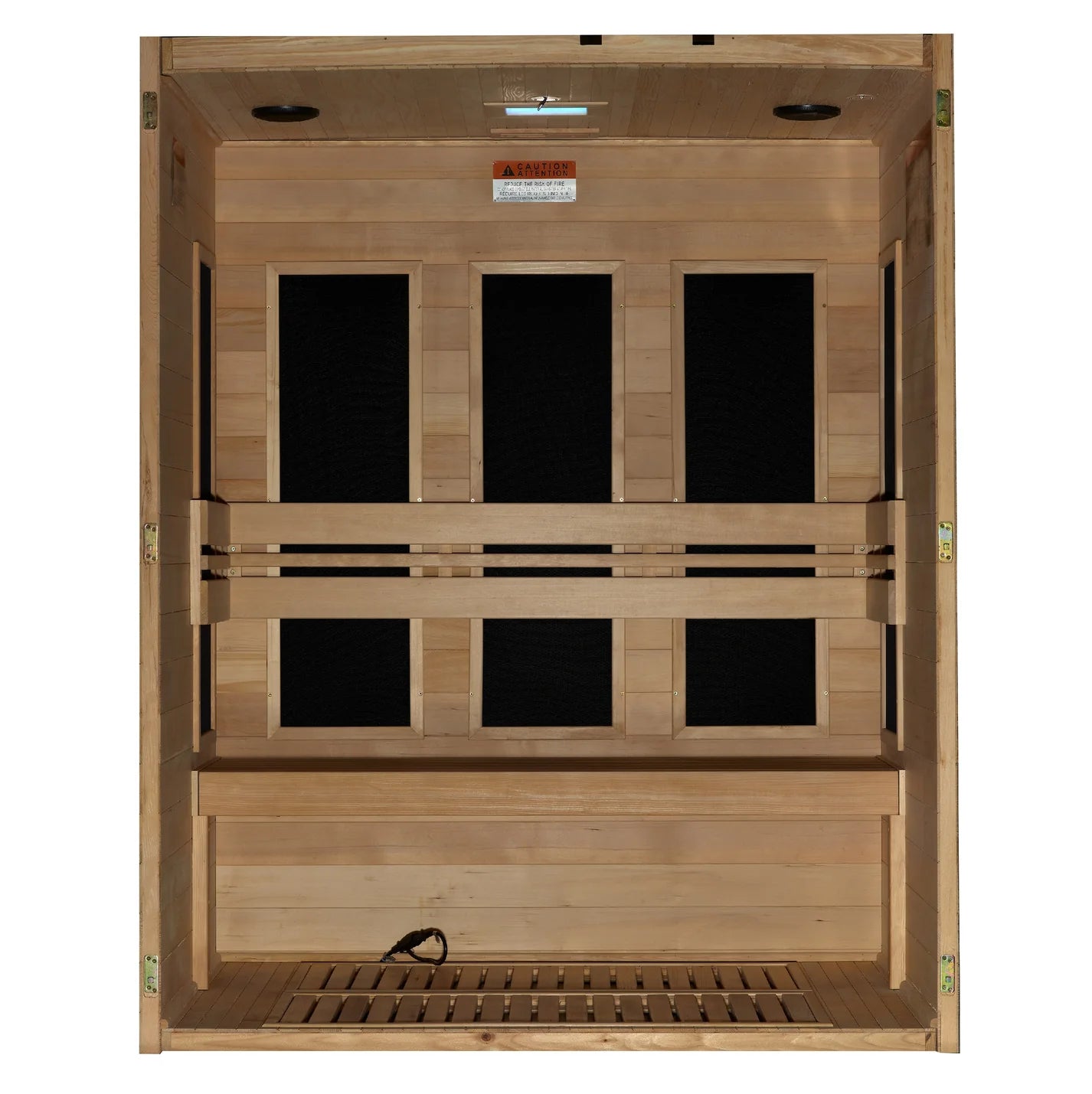 Dynamic Toscana Elite DYN-6315-05 Elite 3 Person Ultra-Low EMF FAR Infrared Sauna