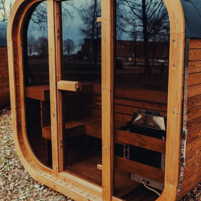 MW16 ThermoWood® Outdoor Sauna – Spacious 4-Person Retreat