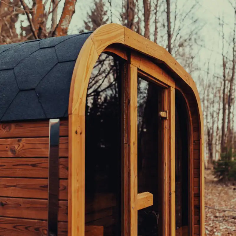 MW16 ThermoWood® Outdoor Sauna – Spacious 4-Person Retreat