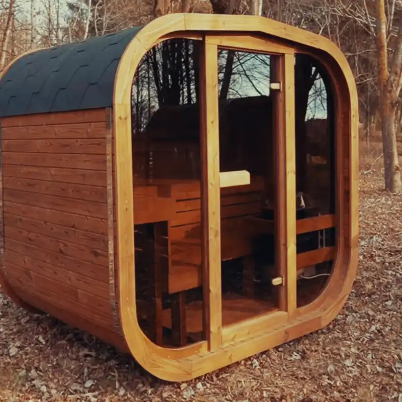 MW16 ThermoWood® Outdoor Sauna – Spacious 4-Person Retreat