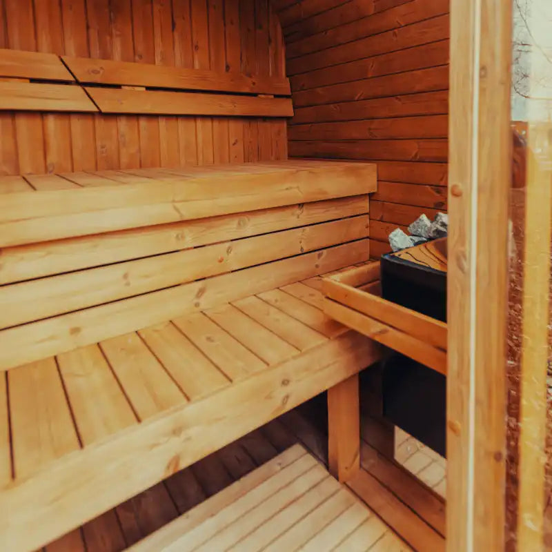 MW16 ThermoWood® Outdoor Sauna – Spacious 4-Person Retreat