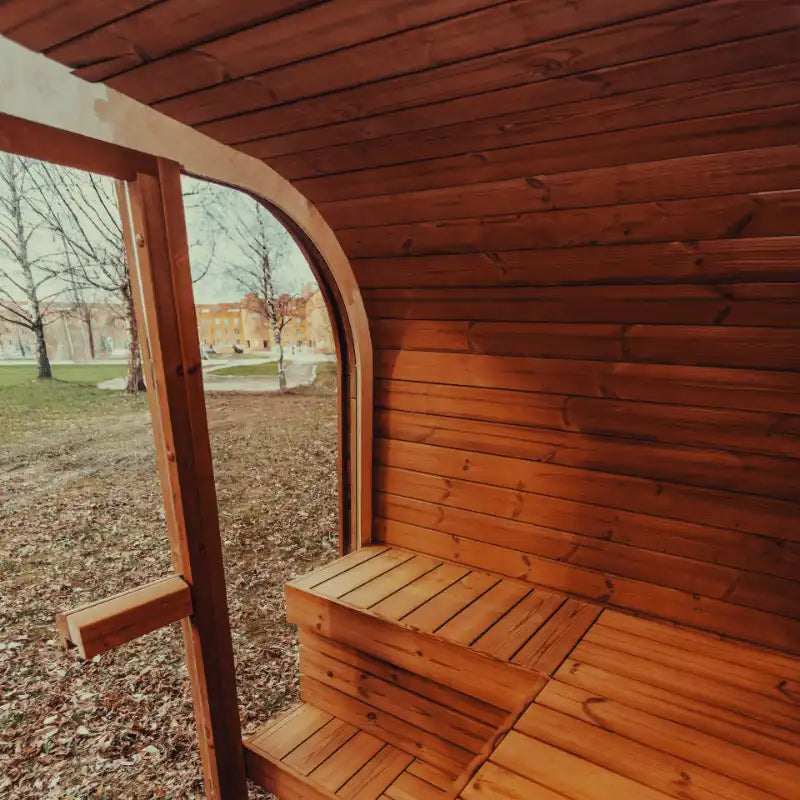 MW16 ThermoWood® Outdoor Sauna – Spacious 4-Person Retreat