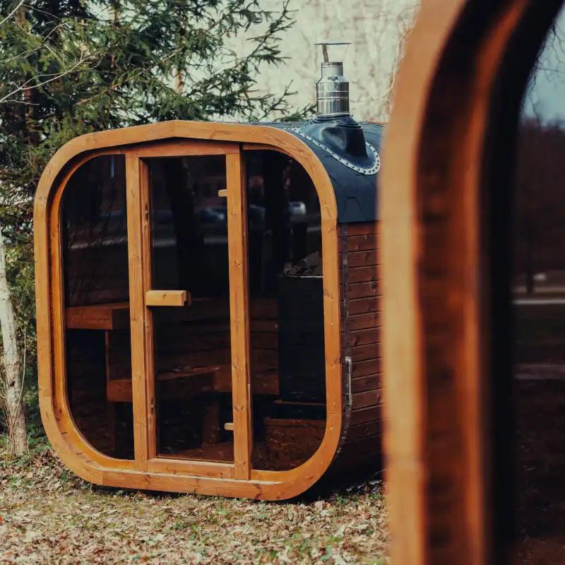 MW20 ThermoWood® Outdoor Sauna – Spacious Luxury for 5–6 People