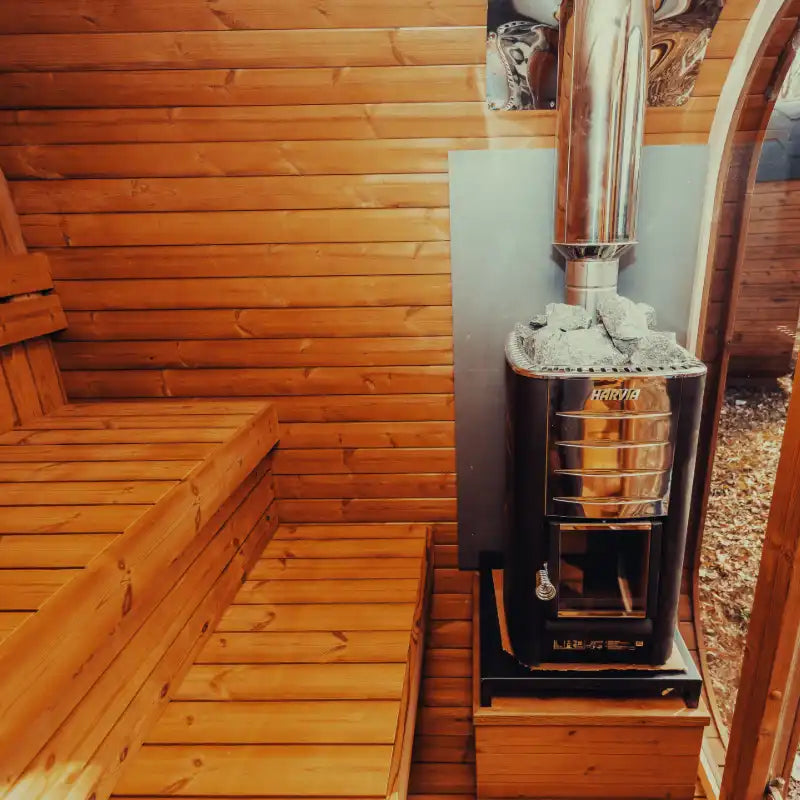 MW20 ThermoWood® Outdoor Sauna – Spacious Luxury for 5–6 People