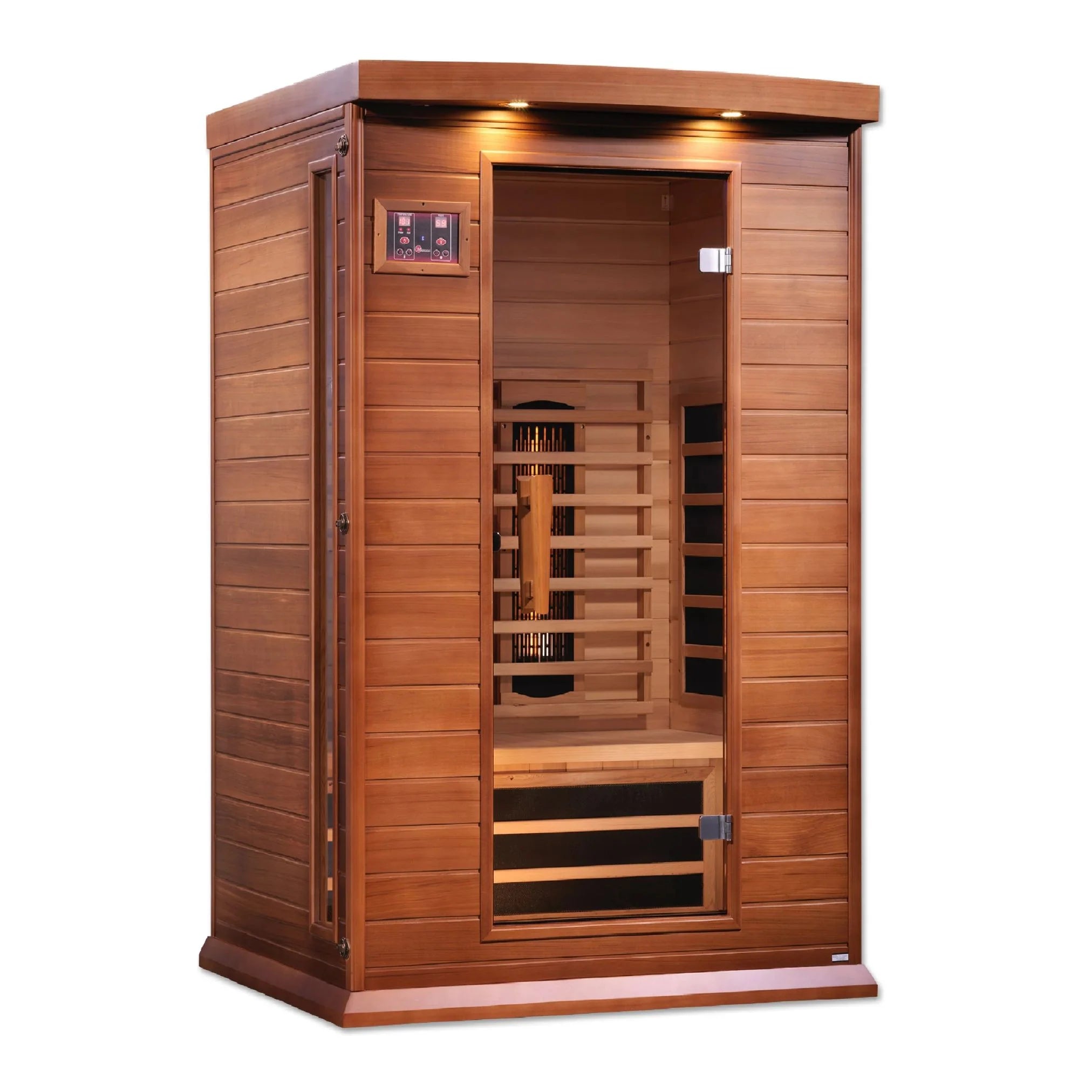 Maxxus 2-Person Full Spectrum Near Zero EMF FAR Infrared Sauna – Canadian Red Cedar