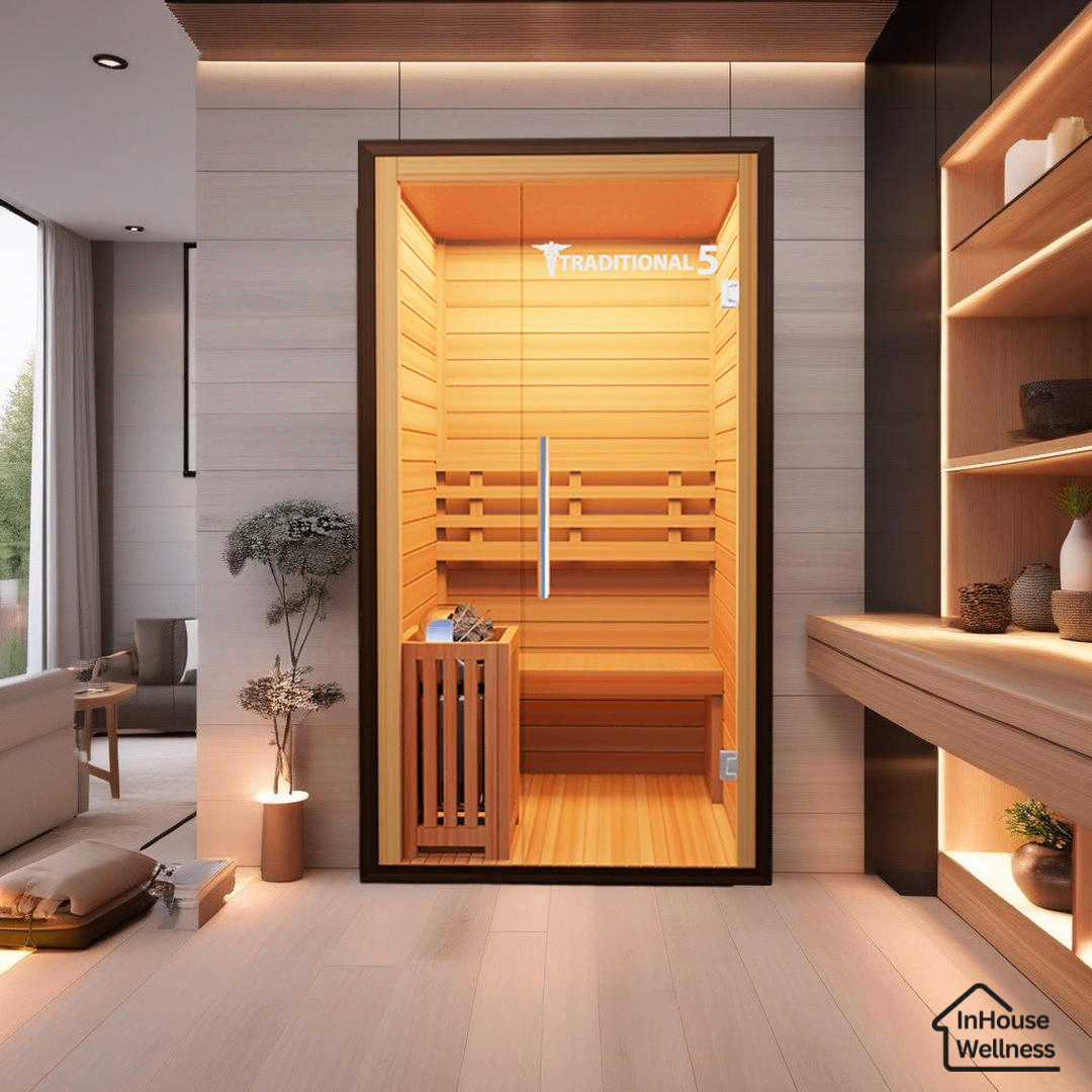 Traditional 5™ 2-Person Sauna - Steam Heat with 3D Therapy™