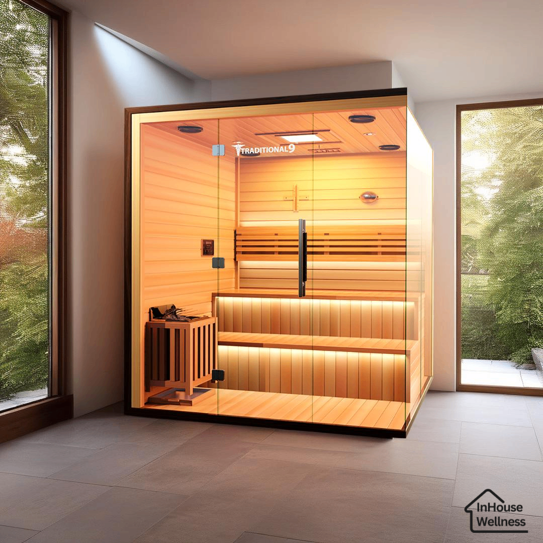 Traditional 9 Plus Medical Sauna (6 Person) - Luxurious Health & Relaxation