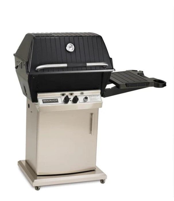 Broilmaster P3PK5N Premium Series Natural Gas Grill with Stainless Steel Cart & Shelf