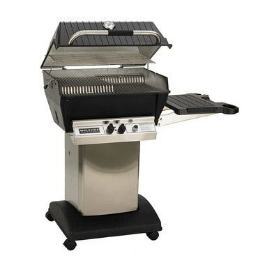 Broilmaster P3PK5N Premium Series Natural Gas Grill with Stainless Steel Cart & Shelf