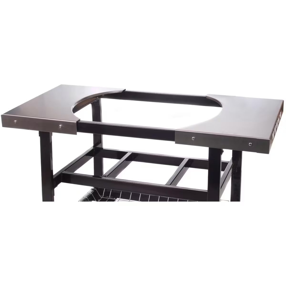 Cart with Basket & Stainless Steel Side Shelves Oval JR 200
