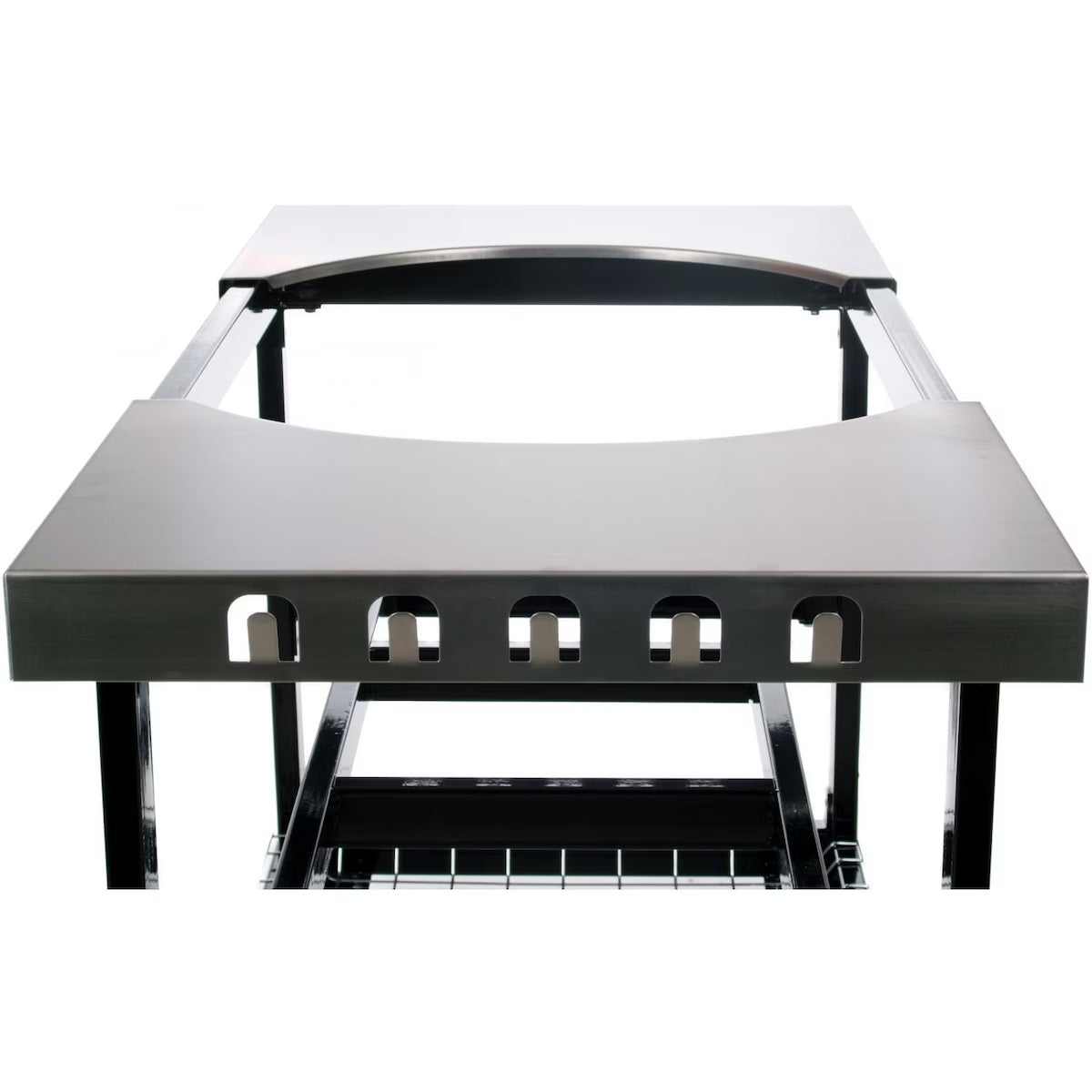 Cart with Basket & Stainless Steel Side Shelves Oval JR 200