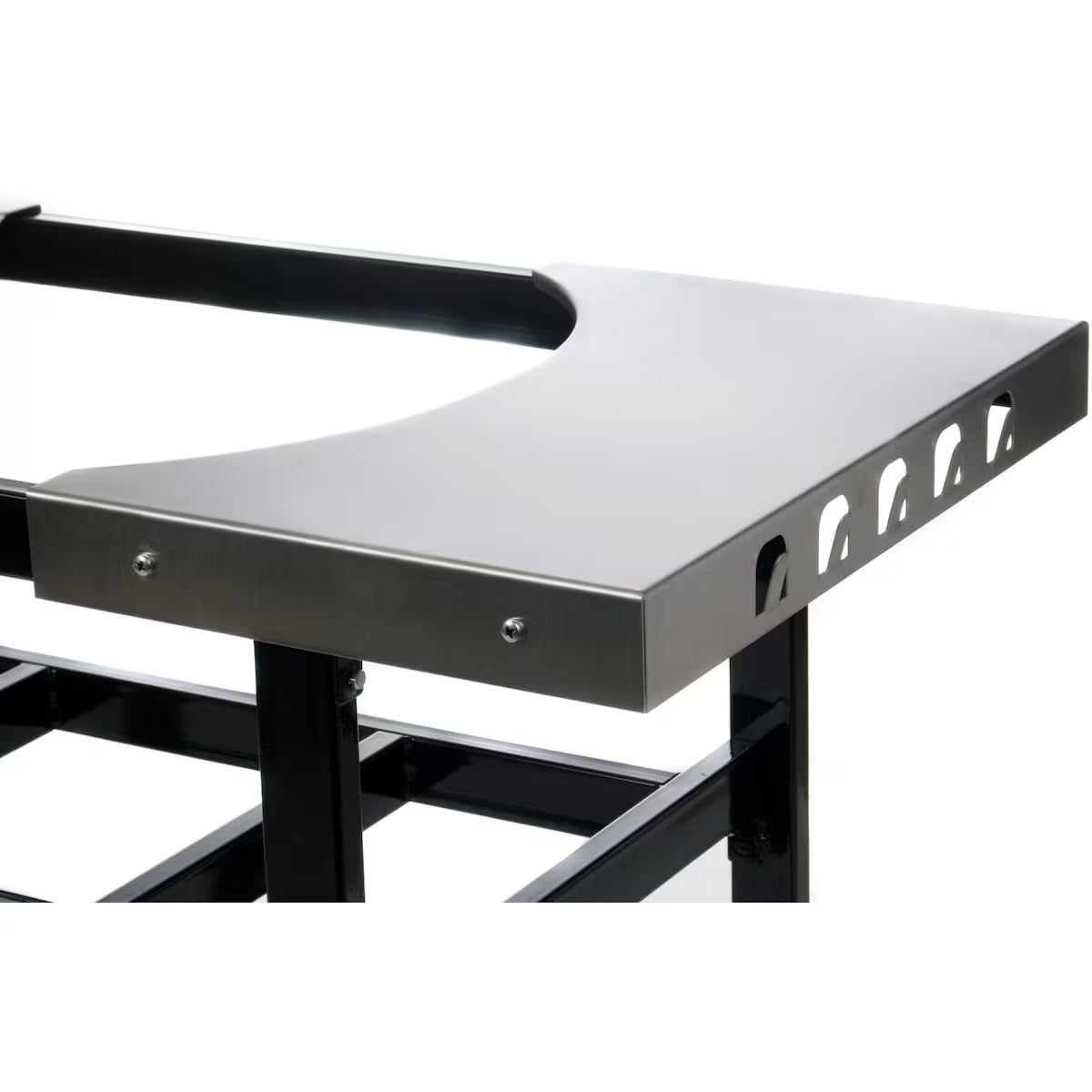 Cart with Basket & Stainless Steel Side Shelves Oval JR 200