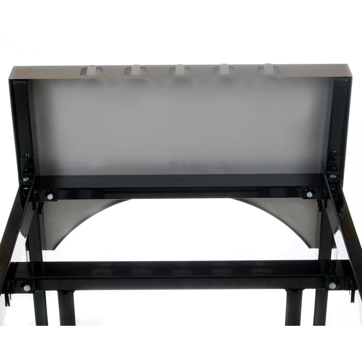 Cart with Basket & Stainless Steel Side Shelves Oval JR 200
