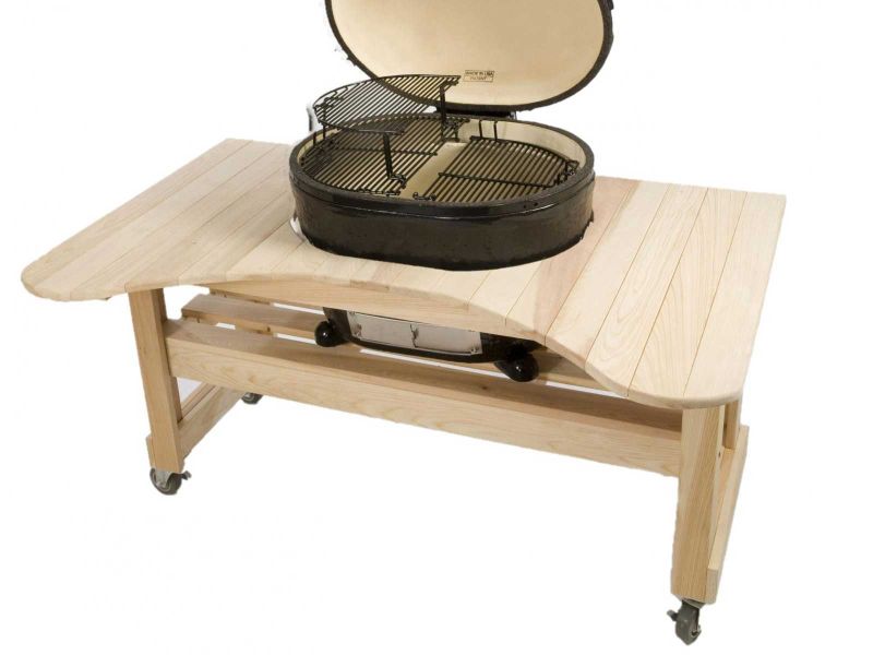 XL 400 Oval Grill Head Cypress Table