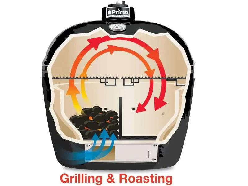 Primo Oval XL Ceramic Kamado Charcoal Grill