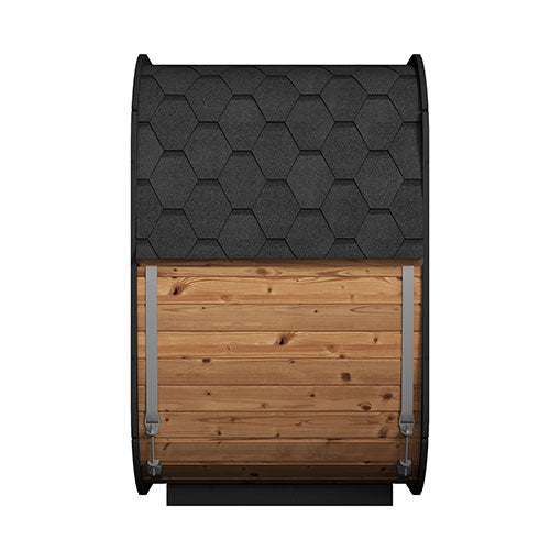 SaunaLife Model CL4G Outdoor Home Sauna Kit — Cube Series, Up to 3 Persons