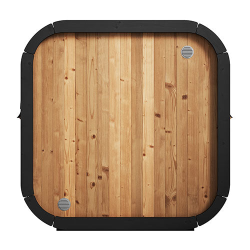 SaunaLife Model CL4G Outdoor Home Sauna Kit — Cube Series, Up to 3 Persons
