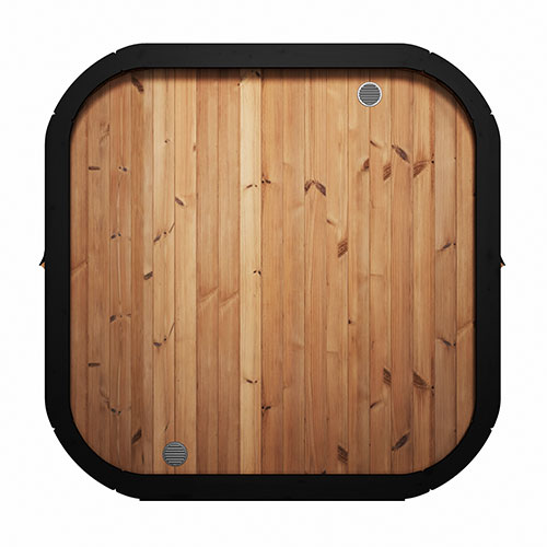 SaunaLife Model CL7G Cube-Series Outdoor Home Sauna Kit – Up to 6 People