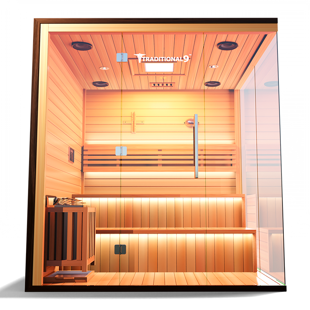 Traditional 9 Plus Medical Sauna (6 Person) - Luxurious Health & Relaxation