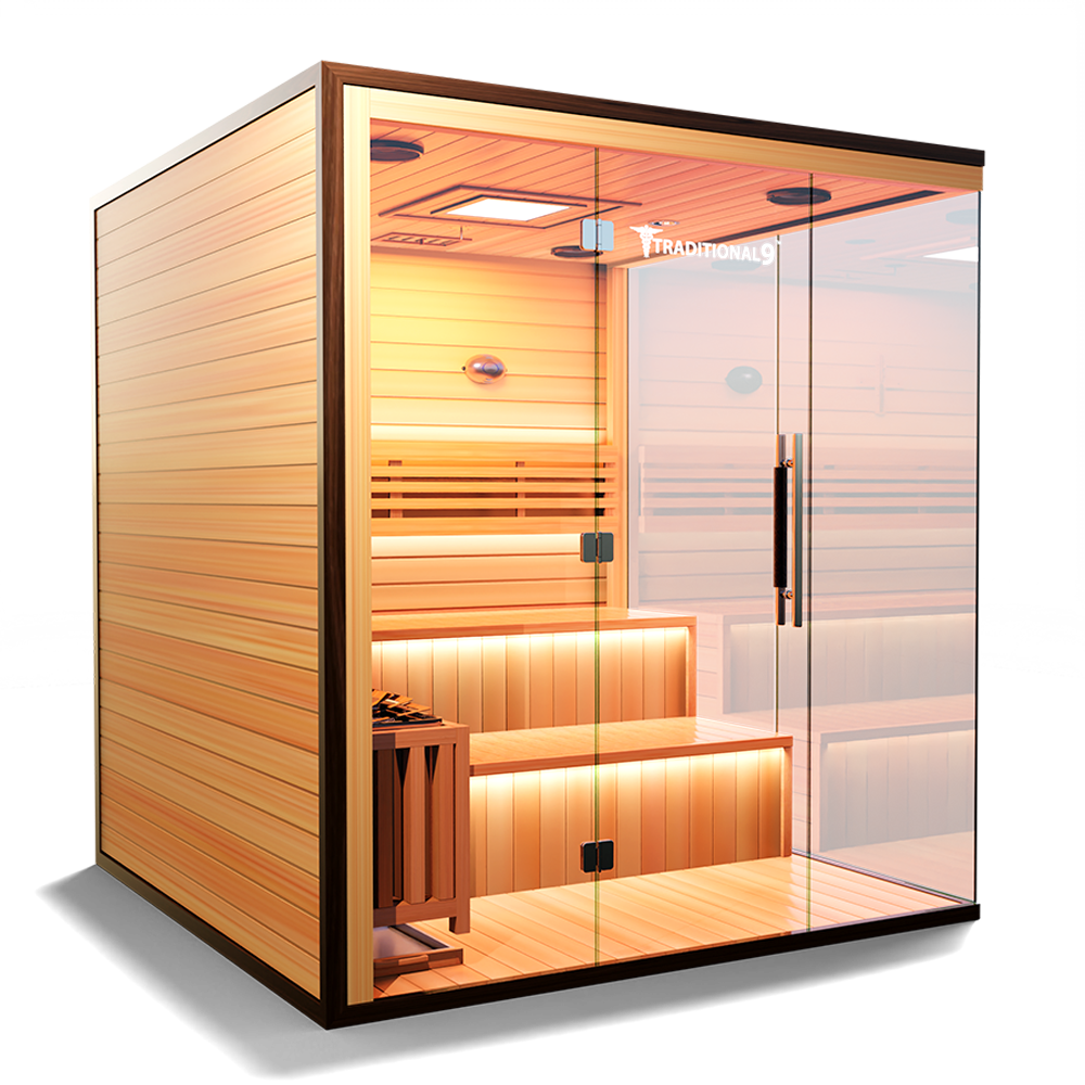 Traditional 9 Plus Medical Sauna (6 Person) - Luxurious Health & Relaxation