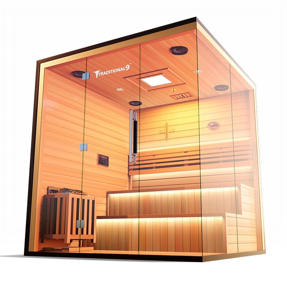 Traditional 9 Plus Medical Sauna (6 Person) - Luxurious Health & Relaxation