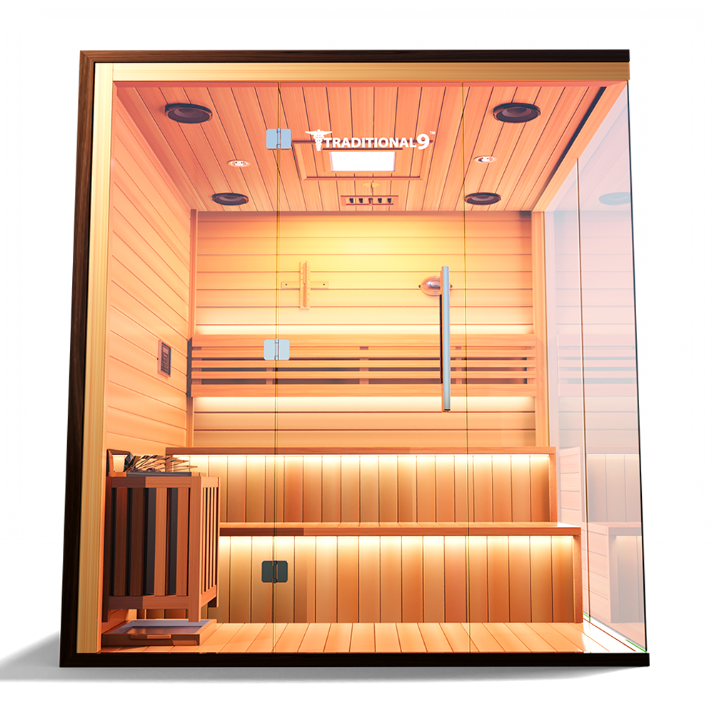 Traditional 9 Plus Medical Sauna (6 Person) - Luxurious Health & Relaxation