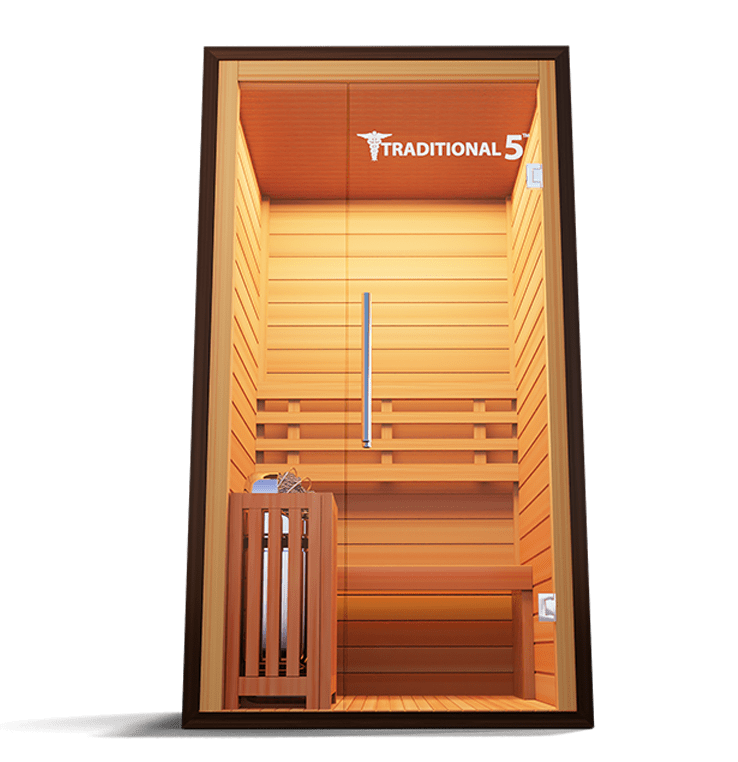 Traditional 5™ 2-Person Sauna - Steam Heat with 3D Therapy™