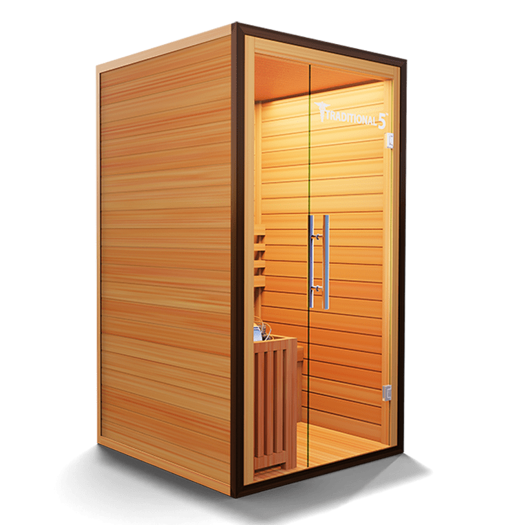 Traditional 5™ 2-Person Sauna - Steam Heat with 3D Therapy™