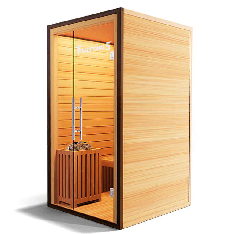 Traditional 5™ 2-Person Sauna - Steam Heat with 3D Therapy™