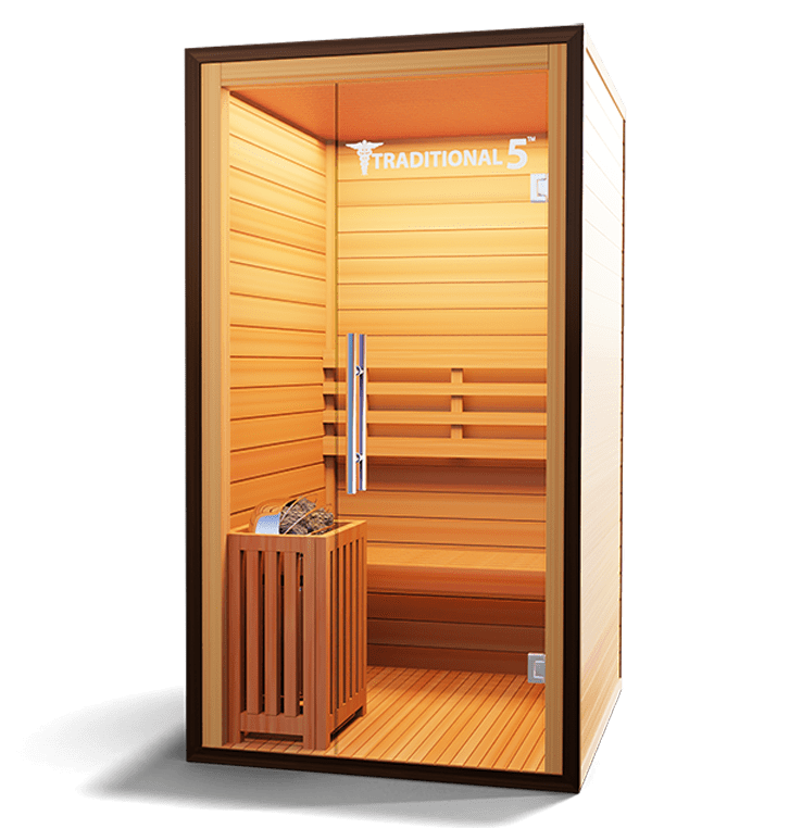 Traditional 5™ 2-Person Sauna - Steam Heat with 3D Therapy™