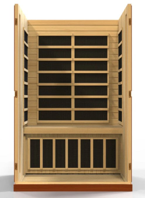 Dynamic "Vittoria" 2 Person Low EMF Far IR Sauna (DYN-6220-01)