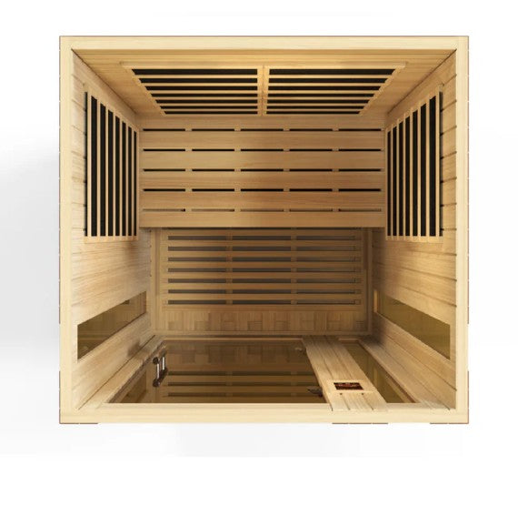 Dynamic "Vittoria" 2 Person Low EMF Far IR Sauna (DYN-6220-01)