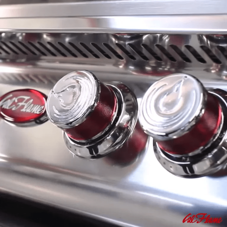 Cal Flame LBK-401 BBQ Island – Premium Stainless Steel Outdoor Kitchen with P4 Grill and Seating-Cal Flame-InHouse Wellness