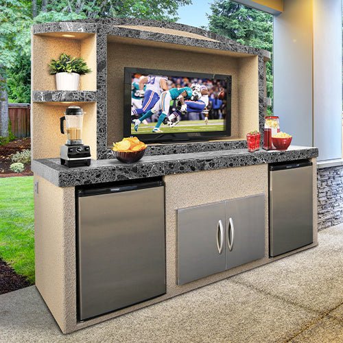 Cal Flame ODC-1 Paradise Outdoor Entertainment Center-Cal Flame-InHouse Wellness