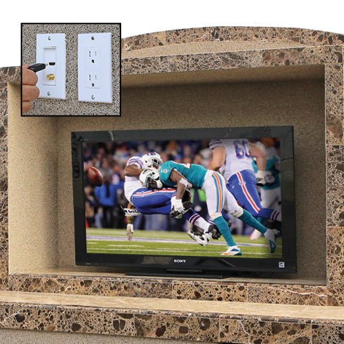 Cal Flame ODC-2 Crystal Outdoor Entertainment Center – Outdoor Entertainment Redefined-Cal Flame-InHouse Wellness