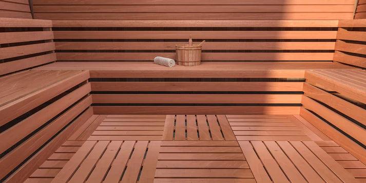 Cedar Duckboard Flooring for Saunas-Scandia Manufacturing-InHouse Wellness