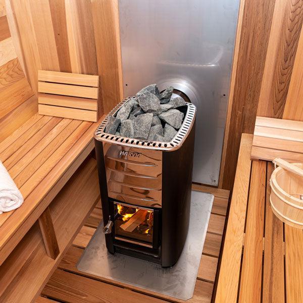 Chimney Out the Back Wall (With Sauna)-Dundalk Leisurecraft-InHouse Wellness