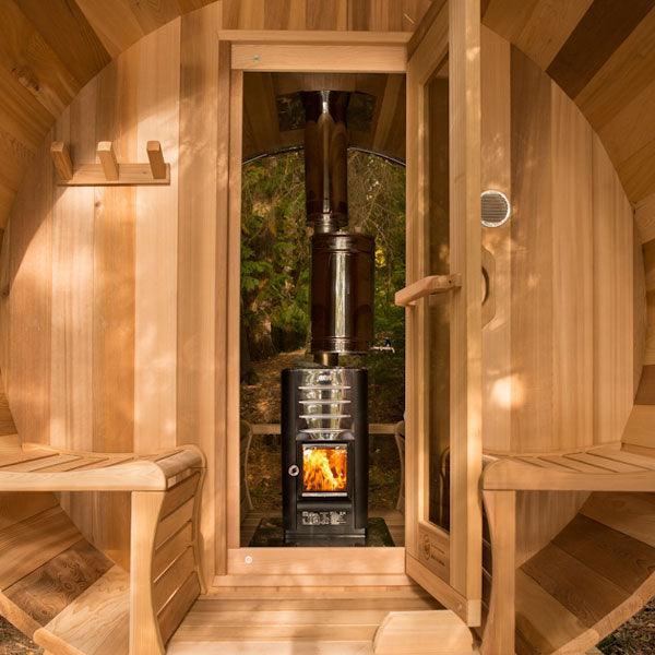 Chimney out the Top with Water Tank (With Sauna)-Dundalk Leisurecraft-InHouse Wellness