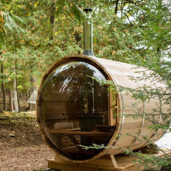 Chimney out the Top with Water Tank (With Sauna)-Dundalk Leisurecraft-InHouse Wellness