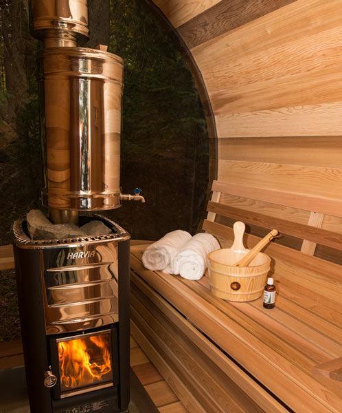 Chimney out the Top with Water Tank (With Sauna)-Dundalk Leisurecraft-InHouse Wellness