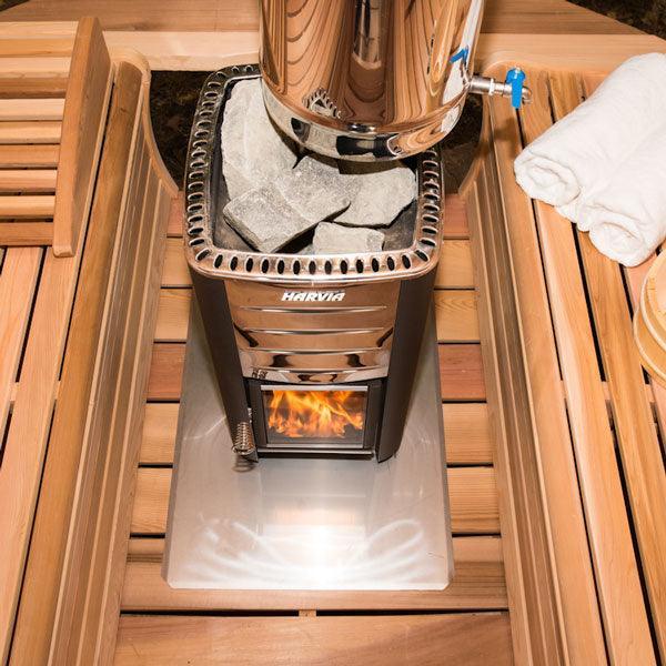 Chimney out the Top with Water Tank (With Sauna)-Dundalk Leisurecraft-InHouse Wellness