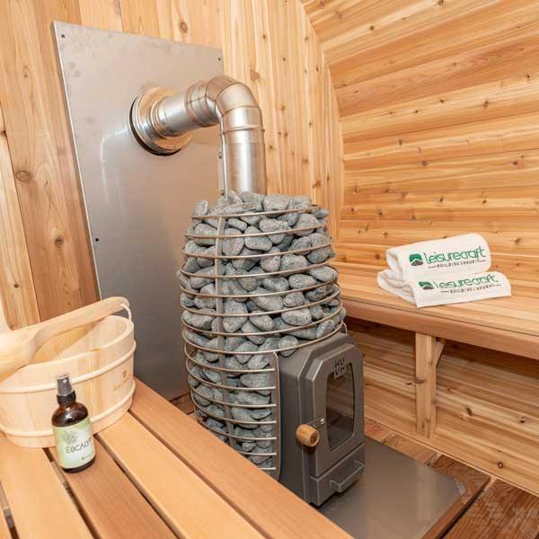 Chimney with Elbow for out the Back Wall (With Sauna)-Dundalk Leisurecraft-InHouse Wellness