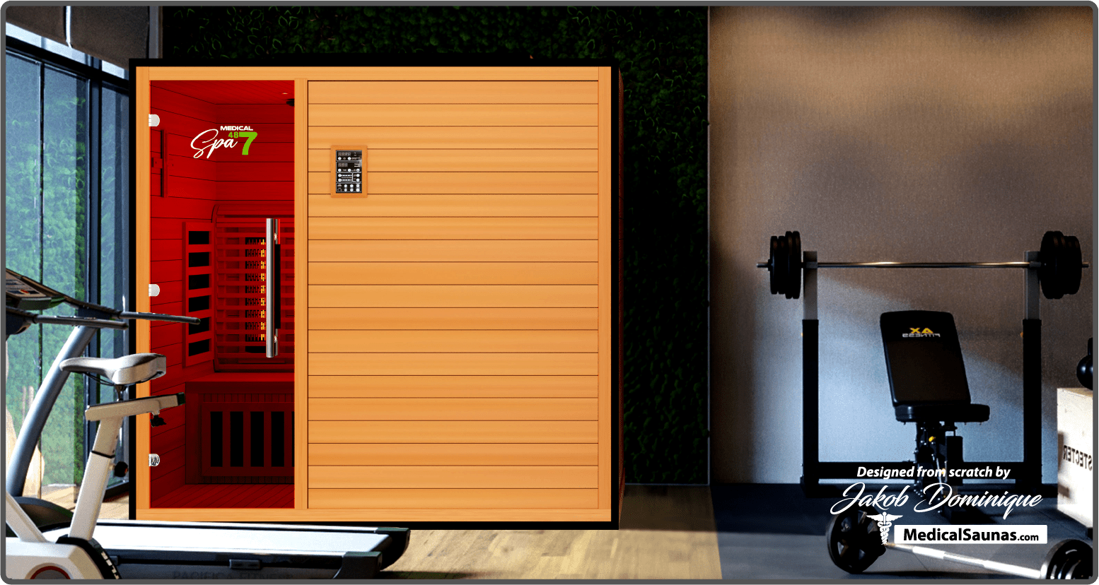 Commercial Spa 487™ Medical Sauna | 3-Person, Red Light Therapy, EMF-Free Design-Medical Saunas-InHouse Wellness