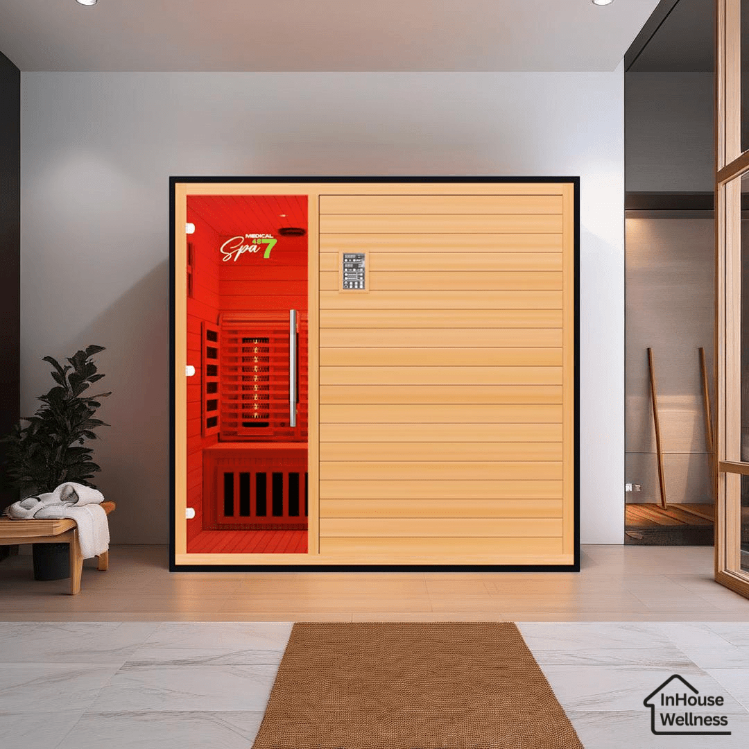 Commercial Spa 487™ Medical Sauna | 3-Person, Red Light Therapy, EMF-Free Design-Medical Saunas-InHouse Wellness