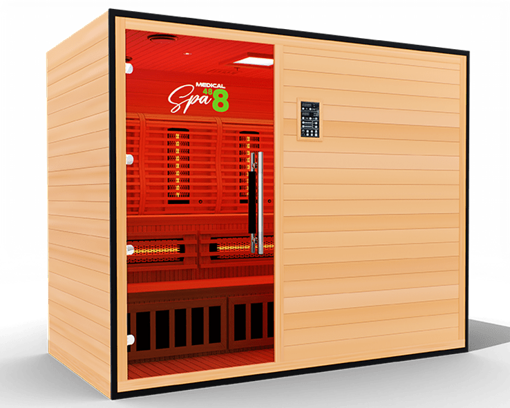 Commercial Spa 488™ Medical Sauna - 4-5 Person Infrared Sauna with Red Light Therapy-Medical Saunas-InHouse Wellness