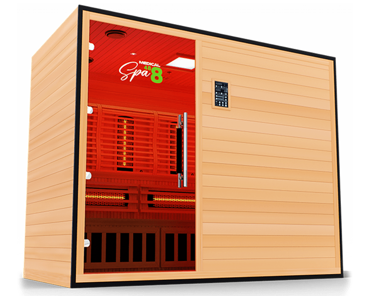 Commercial Spa 488™ Medical Sauna - 4-5 Person Infrared Sauna with Red Light Therapy-Medical Saunas-InHouse Wellness