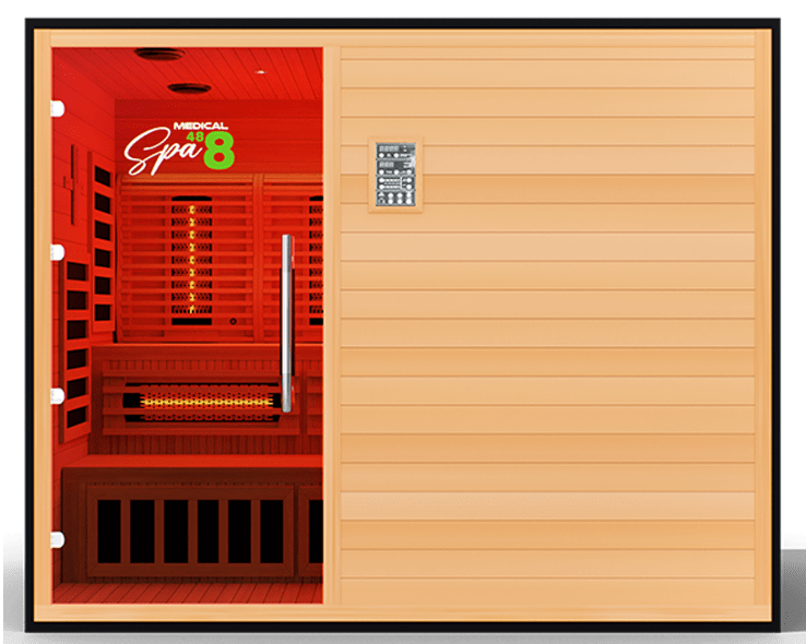 Commercial Spa 488™ Medical Sauna - 4-5 Person Infrared Sauna with Red Light Therapy-Medical Saunas-InHouse Wellness