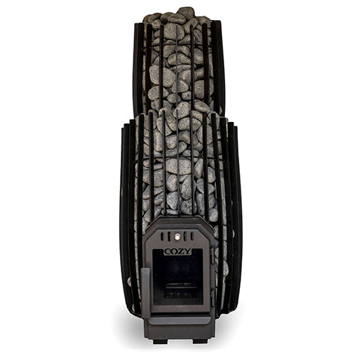 Cozy Heat COZY 12 SW-TW Thru-Wall Wood Sauna Stove 11.5 kW