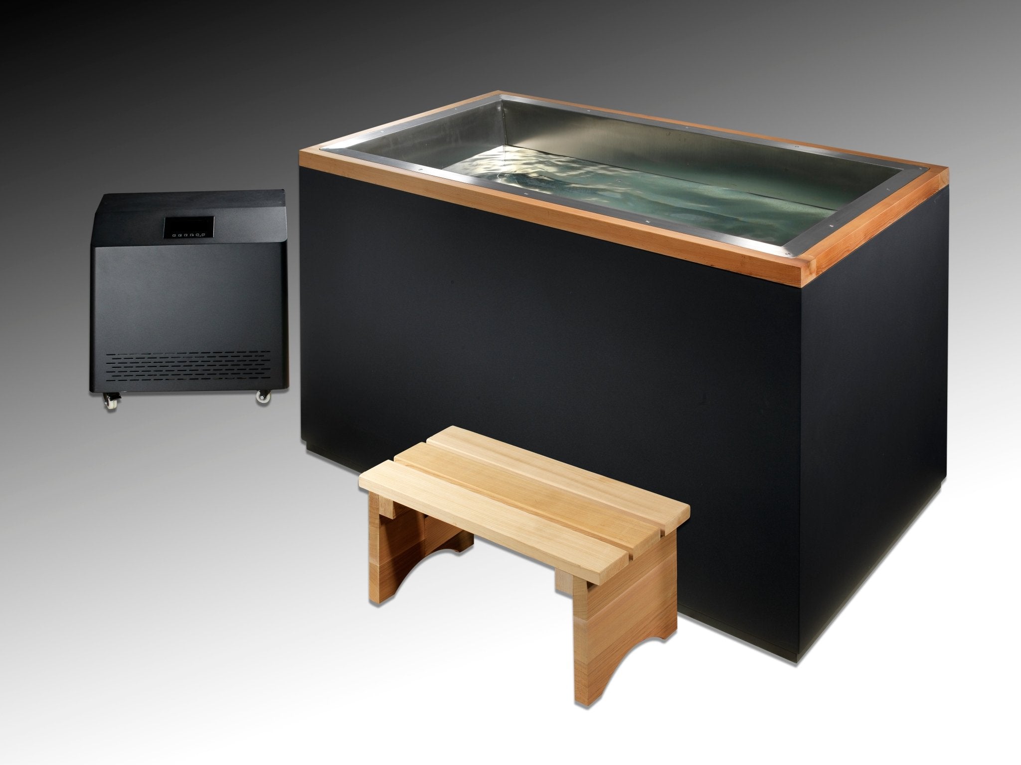 Dynamic Cold Therapy “CUBOID” 304 Stainless Steel Cold Plunge (XL)-Dynamic Cold Therapy-InHouse Wellness
